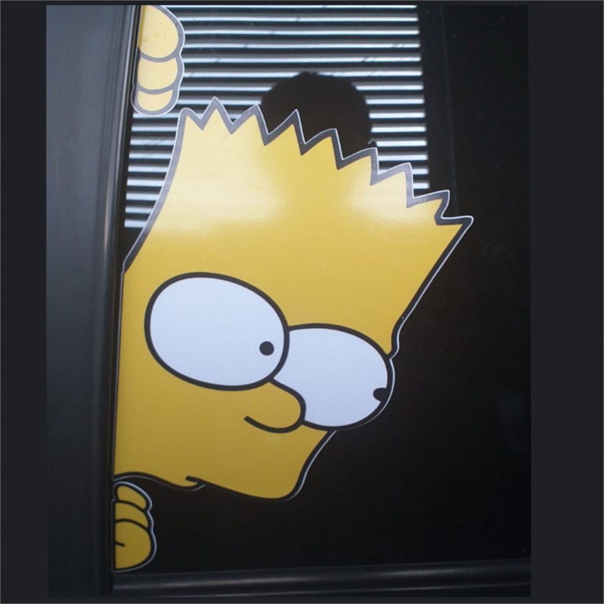 Adesivo Bart Simpson Grande Para Carro, Moto, Parede, Casa, Caderno em  Promoção na Americanas